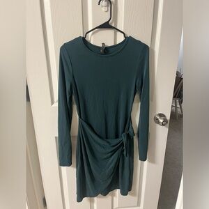 Alya Waist tie, long sleeve dress
